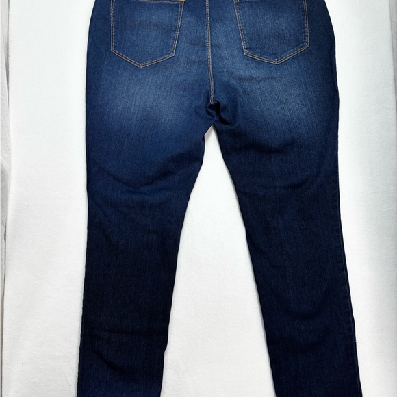 NWT Faded Glory Velvet Touch Skinny Jeans Women’s 14A Dark Wash Stretch - Picture 11 of 12